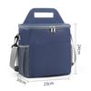 Bolsa Térmica Portátil para Camping ao Ar Livre Transfronteiriça Pano Oxford Espessado Folha de Alumínio Bolsa de Gelo Transversal Bolsa de Almoço Lancheira Bolsa Térmica