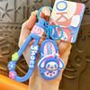 Llavero de zapatillas musicales de panda creativo que da vueltas, lindo colgante para mochila escolar, llavero para coche, agarra regalo pequeño al por mayor