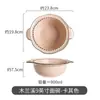 Vajilla de Dibujos Animados Blanco Leche Mulan Creek Estilo Japonés Platos Caseros Irregulares Tazón para Sopa Binaral Lindo Platos para Leche con Respiraderos
