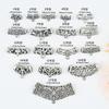 Cross-border hot diy jóias acessórios antigos prata oco tee contas cristal pulseira colar jóias acessórios