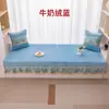 Nuevo fabricante de alfombrillas para ventanales y alfombrillas para ventanas de chenilla acolchadas de algodón antideslizantes de cuatro niveles universales modernas simples lavables a máquina