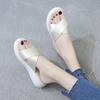 Pantuflas para Mujer Atuendo de Verano Sandalias de Cuña de Suela Gruesa y Pantuflas 2021 Nueva Llegada Moda Falda de Medio Uso Sandalias de Playa y Pantuflas para Mujeres Embarazadas