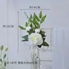 Decoración de Respaldo de Silla para Boda en Jardín al Aire Libre Arte Floral Evento de Negocios Celebración Manija de Puerta de Hotel Arreglo de Flores de Seda