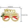 Gafas Navideñas Papá Noel Muñeco de Nieve Cuernos de Reno Monturas de Gafas Suministros de Decoración para Fiestas Infantiles Gafas Navideñas al por Mayor