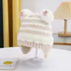 Chapéu de bebê outono e inverno pulôver proteção para as orelhas quente chapéu de lã infantil fofo super fofo meninos e meninas tricô inverno moda