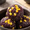 Venta al por mayor de Bolas de Arroz Integral de Diez Colores de Frijol Blanco, Comida Básica Lista para Comer sin Cocinar, Cereal Saludable, Desayuno Instantáneo