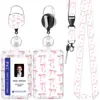 Portatarjeta de identificación de estudiante, portatarjetas creativo y moderno, gafete de trabajo personalizado, cubierta protectora para tarjeta de control de acceso, tarjeta de autobús, permiso de trabajo
