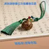 Sachet hueco de sándalo verde, colgante para teléfono móvil, colgante para llavero, colgante de coche antiguo, año del conejo, accesorios de mano, difusor