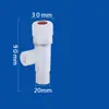 Grifo de Plástico de 4 Puntos Venta al por Mayor Fábrica Estándar Baño Grifo de Plástico de Apertura Rápida para Hogar Exterior Balcón