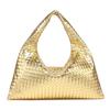 Bolso de mujer 2024, nuevo, retro, grande, tejido, cruzado, de un solo hombro, para axila, portátil, de gran capacidad, bolso de mano moderno