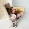 Regalo de Graduación Mini Ramo de Flores de Rosa Ramo de Flores Artificiales Flor de Jabón Ramo de Flores Falsas Recuerdo de Temporada Navideña Transfronterizo