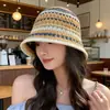 Chapéu de pescador feminino primavera e verão nova chegada feminina renda elegante chapéu de balde japonês simples chapéu protetor solar chapéu de bacia pequena showface
