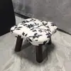 Bancos de Madera Maciza para Uso Doméstico, Taburetes Bajos Acolchados Suaves, Bancos para Mesa de Centro de Sala de Estar, Reposapiés para Sofá, Bancos para Cambiarse de Zapatos, Taburetes Pequeños, Venta al por Mayor de Fábrica