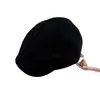 Gorra de pico lisa de color sólido vintage para hombres y mujeres, sombrero de artista estilo otoño nuevo, boina de color sólido que hace que la cara se vea más pequeña, moderna