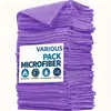 Conjunto de Panos de Limpeza Doméstica Espessados de Poliéster e Nylon, Pano Absorvente de Microfibra Ultrafina para Limpeza de Carros, Pano para Lavar Louça de Cozinha