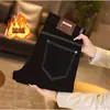 Jeans preto de alta qualidade, casual moderno, elástico, corte justo, fino, masculino, versátil, emagrecedor, novo estilo, calça skinny