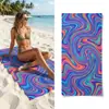 Popular toalla de baño de comercio exterior transfronterizo, absorbente, portátil, de secado rápido, toalla de playa, toalla deportiva de verano para exteriores, natación, yoga
