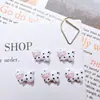 Novos acessórios de nail art da série de gatinhos de desenho animado fofos, pulseira de cachorrinho tridimensional versátil, decorações de resina para unhas vestíveis