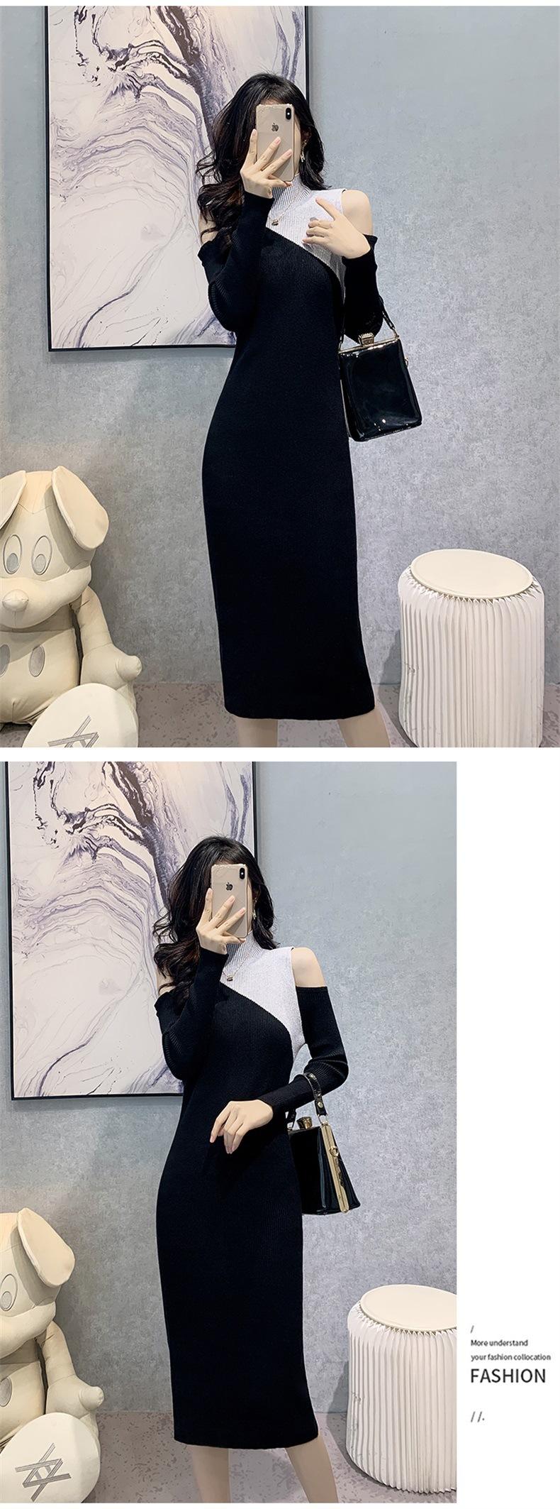 复制_时尚撞色名媛风黑色针织连衣裙2022秋冬.jpg