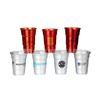 Taza Desechable de Aluminio Taza de Cerveza de Metal Ecológica Taza de Aluminio Estilo Camping al Aire Libre Taza para Fiesta Bebida Fría Jugo Taza de Cola