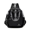 Mochila de Cuero Suave de Venta Caliente en Comercio Exterior 2026 Nuevo Modelo Mochila de Viaje Simple de Gran Capacidad Mochila Multifuncional para Personas de Mediana Edad