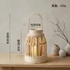 Linternas de mano tejidas en bambú para el Festival de Medio Otoño, portavelas decorativos de ratán para exteriores, decoraciones para patio de casa de huéspedes y bodas, linternas hechas a mano al por mayor