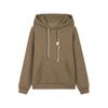 En stock suéter con capucha casual elegante combinable otoño 2023 nuevo estilo coreano suéter básico simple para mujer