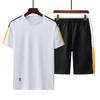 Conjunto Esportivo Masculino Personalizado de Verão 2023 Novo de Manga Curta e Shorts para Esportes ao Ar Livre, Corrida, Conjunto Esportivo de Duas Peças
