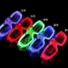 Fiesta de Año Nuevo 2026 Bar Concierto Accesorios de Apoyo Gafas Luminosas Gafas de Luz Fría Led Juguetes Intermitentes Venta al por Mayor