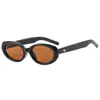 Gafas de sol de estrella ovaladas, las mismas que la celebridad de Internet Jennie, nuevas gafas de sol 2023, estilo coreano, gafas de sol con protección UV