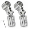 Soporte en Forma de Anillo con Tapa Lisa Única, Incluye Llave de Tornillo, Accesorios para Parasol de Yates de Acero Inoxidable 316 Tapa Lisa