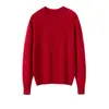 Nuevo Suéter de Punto 100% Cachemira Otoño/Invierno 2026 Cuello Redondo Manga Larga Color Sólido Lentejuelas Corte Holgado Top de Cachemira
