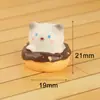 Paisaje en Miniatura Creativo Lindo Oso Cafetero Muñeco Caja Ciega DIY Accesorios de Decoración Adornos Pequeños para Coche Escritorio