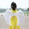 Disfraz de Performance para Halloween Accesorios de Performance para Niños Alas de Plumas de Ángel Traje de Fotografía 1 de Junio Día de Año Nuevo Performance