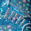 Cyansea Pegatinas Populares de Fantasía Transfronterizas para Uñas de Concha, Estrella de Mar y Caracola, Pegatinas de Decoración DIY para Teléfono y Agenda Lindas