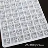 Decoraciones Populares de Arte para Uñas de Perlas Terminadas, Adornos de Flor de Perla 3D, Pedrería para Uñas de Flor de Cuatro Pétalos en Forma de Media Luna Estilo Francés