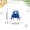 Nuevos Parches Bordados de Cangrejo y Camarón Hechos a Mano con Cuentas para Bolsas, Fundas de Teléfono, Sombreros y Accesorios de Ropa Parches DIY