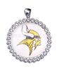 Collar Colgante de Equipo de Rugby de la NFL de EE. UU de 32 Equipos, Superventas Transfronterizo, Equipo Minnesota Vikings