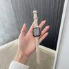 Adecuado para Apple Watch Iwatch11 Correa en Forma de T para Cintura Pequeña Se Suave Patrón de Guijarros Pulsera Correa Delgada