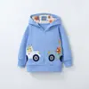 Estilo Novo Outono e Inverno com Zíper e Capuz Bordado Roupas Infantis Atacado Estilo Europeu e Americano Moletom com Zíper e Capuz Jaqueta para Meninos