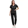Etiquetas de tecido para lavar roupas à mão personalizadas etiquetas para roupas de trabalho em tecido stretch em quatro direções uniforme para equipe médica de cuidados de reabilitação envio no mesmo dia em pequenos lotes