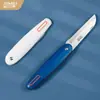 Cuchillo Multifuncional Jindarimei para Cocina Portátil de Acero Inoxidable para Frutas Plegable Pelador
