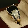 Sanjie joyería transfronteriza para Europa y Estados Unidos anillo hip-hop anillo de diamantes completos deseo nueva fábrica de joyería outlet