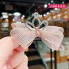 Horquilla de corona para niña, estilo japonés, con lazo, de princesa súper hada, con clip superior, accesorios para el cabello de moda para mujer