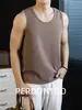 Camiseta Regata Base de Lã Natural e Seda de Amora para Homens, Espessada com Aquecimento Infravermelho Distante, Lã Dupla Face, Roupa Íntima Térmica para Outono e Inverno