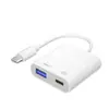 Adaptador OTG es Adecuado para Apple Tipo C y Android Tres en Uno Convertidores para Conectar Teclado, Ratón y Computadora USB 3.0
