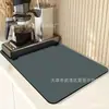 Tapete de mesa de drenagem de cor sólida transfronteiriço tapete de cozinha doméstica tampo de mesa absorvente de fácil secagem montanha-russa sem lavagem isolamento térmico tapete de mesa seco