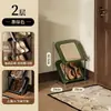 Zapatero multicapa, simple y ahorrador de espacio para apartamentos de alquiler, organizador de zapatos detrás de la puerta, estante de almacenamiento para dormitorios, zapatero inclinado de lujo ligero