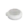 Molde de Silicona de Resina para Bandeja de Almacenamiento de Cemento y Yeso DIY, Molde de Bandeja Redonda de Conejo Pequeño con Borde de Encaje Venta al por Mayor