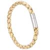 Nueva pulsera de moda europea y americana de personalidad simple, pulsera de cuero tejido de color de alta gama, casual con hebilla, ventas directas de fábrica